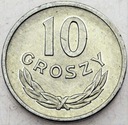 10 gr, dziesięć groszy 1962 RZADSZA