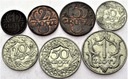 LOT 1 2 5 10 20 50 gr 1 zł 1938 1937 1923 1929