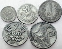 LOT 10 50 gr, 1 2 5 zł Rybak Jagody 1957 1959 1958