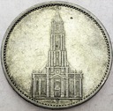 Niemcy 5 marek 1934 Wieża Kościół SREBRO