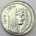 Włochy 1000 lirów, 1970 Rzym jako stolica 100 lat