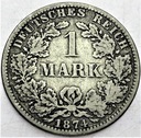 Niemcy 1 Marka 1874 SREBRO