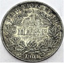 Niemcy 1 Marka 1901 SREBRO (2)
