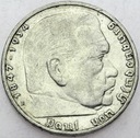 Niemcy 5 Marek, Mark 1935 Hindenburg SREBRO