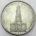 Niemcy 5 Marek, Mark 1935, Wieża, Kościół, SREBRO