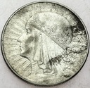 10 złotych 1932 Głowa kobiety babka Polonia SREBRO