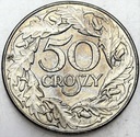 50 gr, pięćdziesiąt groszy 1938