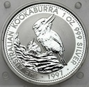 1 dolar Kokabura Kookaburra 1997 Uncja SREBRO