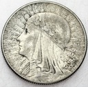 5 zł złotych 1934 Głowa kobiety, Polonia, babka