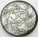 50 gr, pięćdziesiąt groszy 1938
