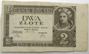 1936 2 zł złote bez serii i numeracji