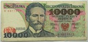 1988 10000 zł złotych Wyspiański, seria B RZADKI