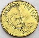 2 zł, złote 1997 Stefan Batory BARDZO ŁADNA