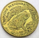 2 zł, złote 1998 Ropucha Paskówka