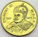 2 zł, złote 1998 Zygmunt III Waza