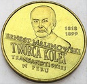2 zł, złote 1999 Ernest Malinowski Peru