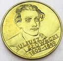 2 zł, złote 1999 Juliusz Słowacki