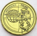 2 zł, złote 1999 Wstąpienie Polski do NATO