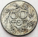 50 gr, pięćdziesiąt groszy 1938