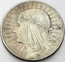 10 zł złotych 1932 Głowa kobiety, babka, Polonia