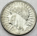 2 zł złote 1934 Głowa kobiety babka Polonia SREBRO