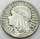 5 zł złotych 1932 Głowa kobiety, Polonia, babka