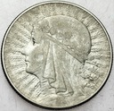 5 zł złotych 1933 Głowa kobiety, Polonia, babka