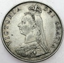 Wielka Brytania 1 Floren 1887 SREBRO (1)