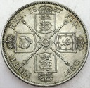 Wielka Brytania 1 Floren 1887 SREBRO (3)