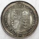 Wielka Brytania 1 Szyling 1887 SREBRO (1)