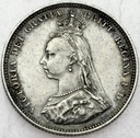 Wielka Brytania 1 Szyling 1887 SREBRO (2)