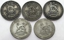 Wielka Brytania LOT 5 x 1 Szyling