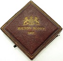 Anglia Maundy money 1901 1 2 3 4 Penny RZADKI