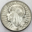 5 zł złotych 1932 Głowa kobiety, Polonia, babka