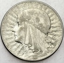 5 zł złotych 1933 Głowa kobiety, Polonia, babka