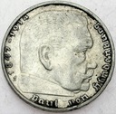 Niemcy 2 marki Niemcy 1937 Hindenburg SREBRO