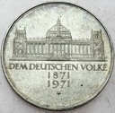Niemcy 5 Marek, Mark 1971, Dem Deutschen Volke