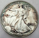 USA 1 dolar 1990 oz uncja One Silver Dollar SREBRO