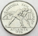 2 zł, złote 1995, Atlanta Zapasy
