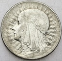 5 zł złotych 1933 Głowa kobiety, Polonia, SREBRO