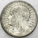 2 zł złote 1932 Głowa kobiety, Polonia SREBRO