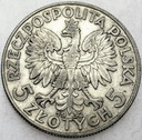 5 zł złotych 1932 Głowa kobiety, Polonia, SREBRO