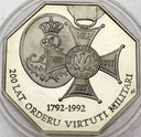 50000 zł złotych 1992 Virtuti Militari 200 lat