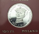 PRÓBA 100 zł 1981 Władysław Sikorski AG RZADKA