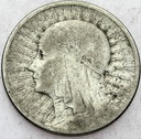 2 zł złote 1933 Głowa kobiety babka Polonia SREBRO
