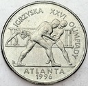 2 zł, złote 1995, Atlanta Zapasy