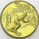 2 zł złote 1998 Nagano Zimowe Igrzyska Olimpijskie