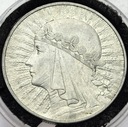 10 zł złotych 1932 Głowa kobiety, babka, Polonia