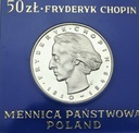 50 zł złotych 1972 Fryderyk Chopin