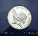 100 zł złotych 1980 Głuszec Ochrona Środowiska